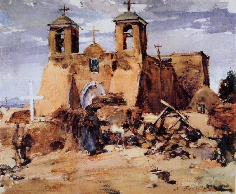 The Church in Tuoerce, Nikolay Fechin